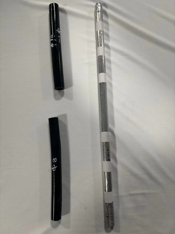 通讯冷缩管的防水测试